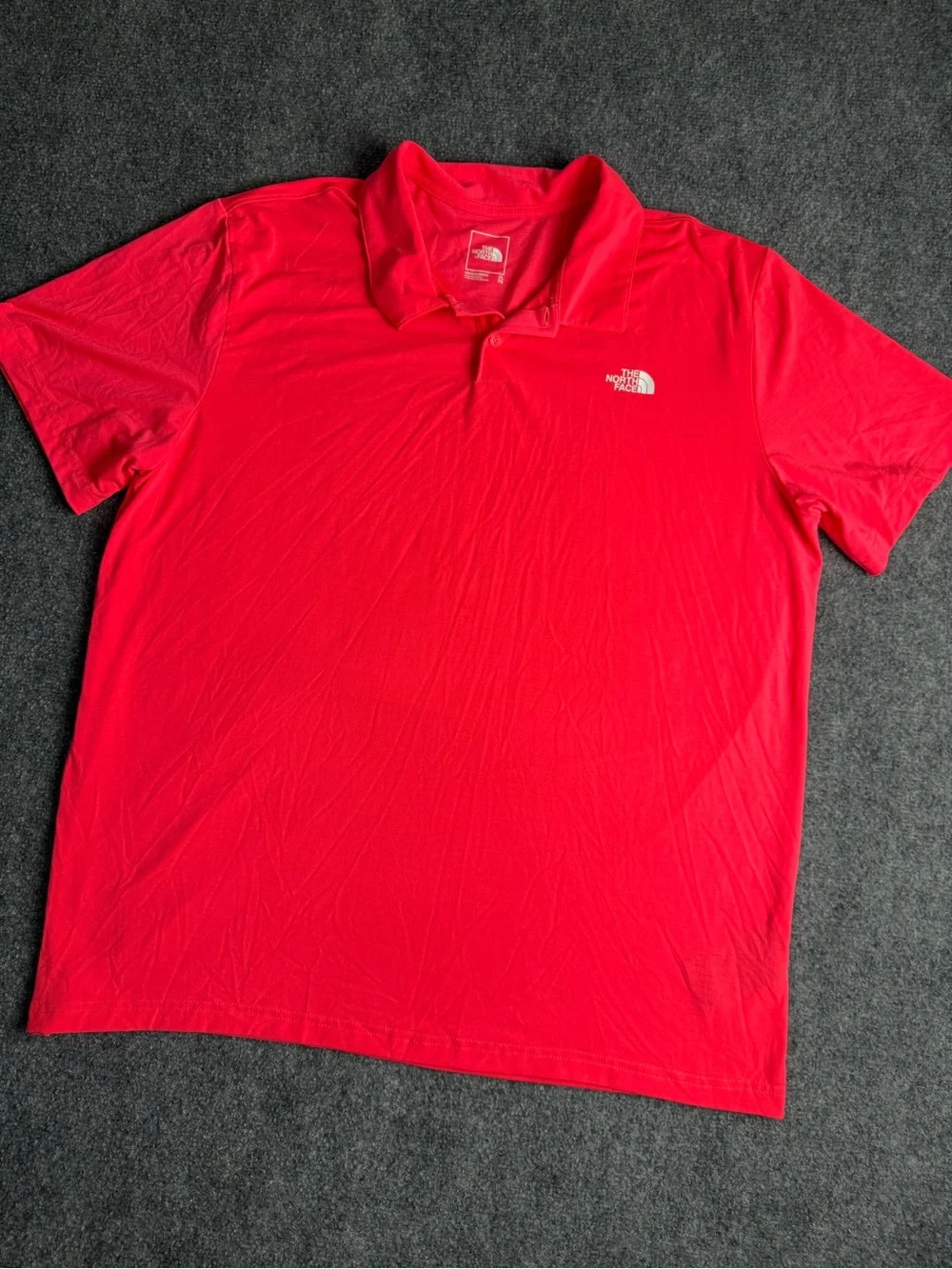 The North Face Men's XL Bright Hot Pink Short-Sleeve Polo Flashdry